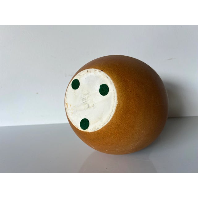 Vintage Organic Brown and Black Matte Glaze Ceramic Vase For Sale - Image 12 of 13