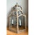 Tan Vintage Iron and Glass Ivy Lantern For Sale - Image 8 of 12