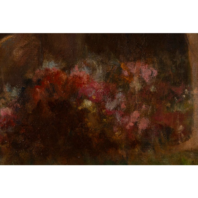 Albert Cresswell, Nymph Adorning a Bust in a Garden, Oil on Canvas For Sale - Image 5 of 16
