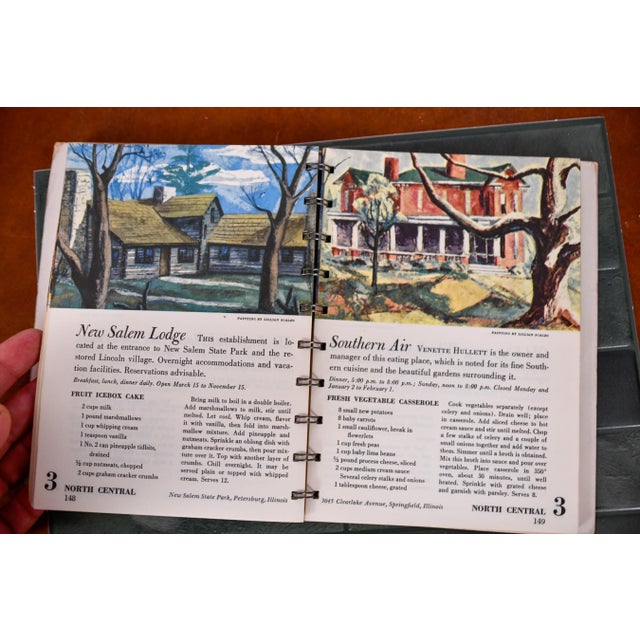 Paper Vintage 1954 Second Ford Treasury of Favorite Recipes Famous Eating Places For Sale - Image 7 of 8