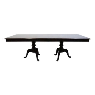 Kincaid Furniture Cherry Mountain III Solid Cherry Traditional Style 95" Double Pedestal Dining Table 81-057 For Sale