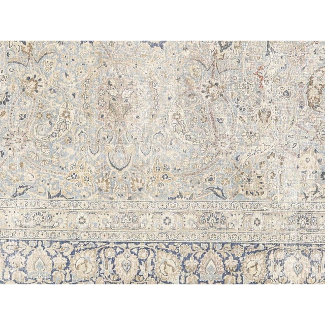 Antique Persian Mahal 9'8" x 12'3", Mahal rugs are a type of antique rugs that originated from the Mahallat region in...