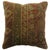 Pillow made from a 20th century Persian rug in rustic tones Measures: 15" x 16".