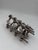 Mid-Century Modern Brutalist Chrome Taper Candleholders by Nagel Stoff for BMF, 1950s, Set of 4 For Sale - Image 16 of 18
