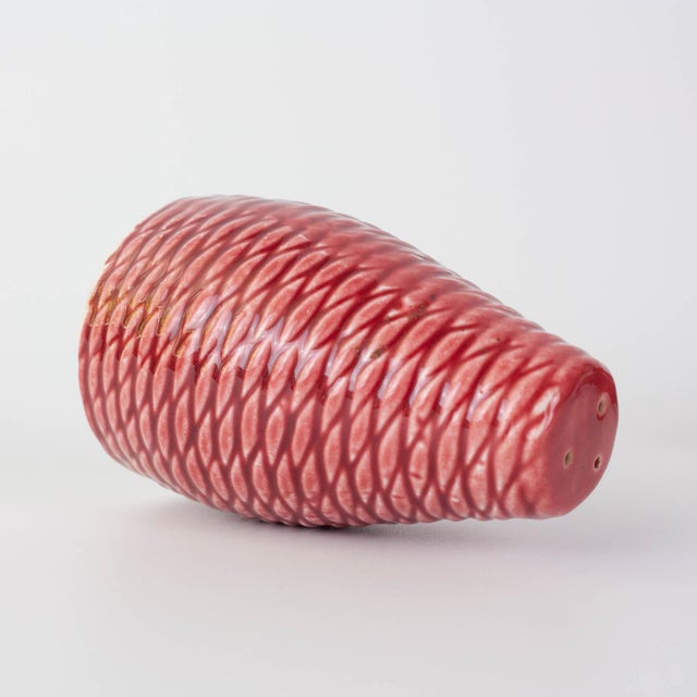 Pink Vintage Secla Pink Ceramic Salt & Pepper Shakers, 1960s, Set of 2 For Sale - Image 8 of 13