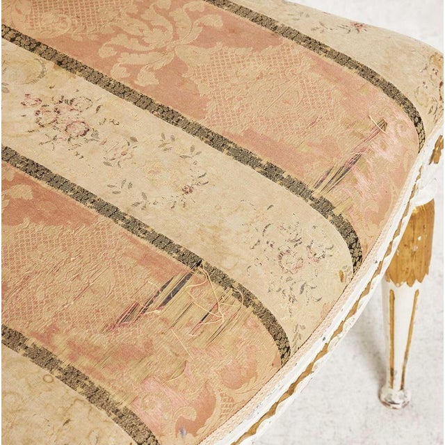 18th Century Swedish Gustavian Painted Side Chairs, Set of 2 For Sale - Image 4 of 18