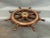 Wood Eight Spoke Ships Wheel with Solid Brass For Sale - Image 7 of 7