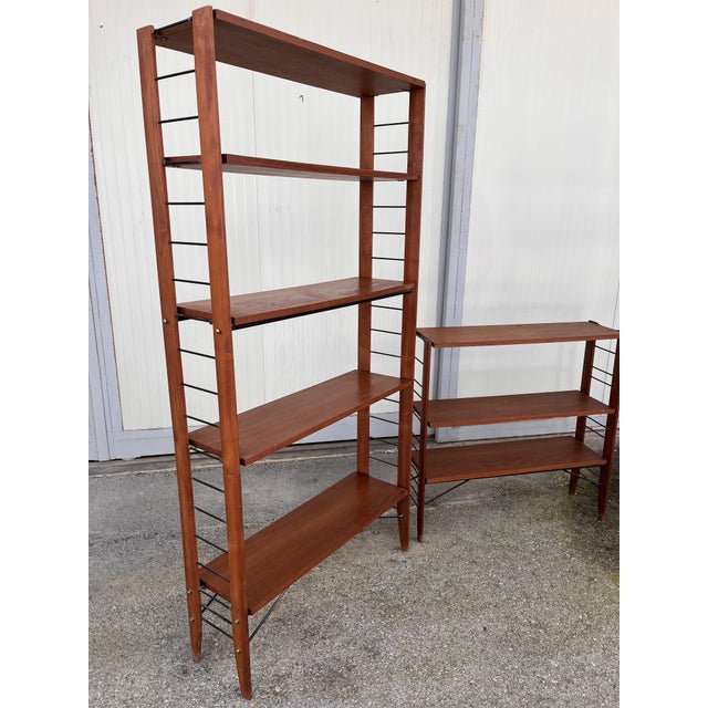 Swedish Triptych Bookcases, 1950s, Set of 3 For Sale - Image 11 of 18