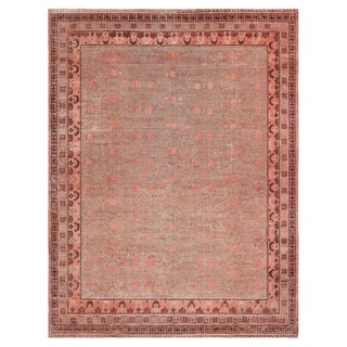 Vintage Samarkand Rug (size Adjusted) Doris Leslie Blau For Sale