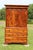 Brown Antique Empire Linen Press Crafted by W. A. Willcocks of Guernsey For Sale - Image 8 of 18