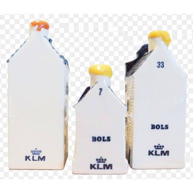 Rustic European 1950s KLM Delft Architectural House Collection, Set of 3 For Sale - Image 3 of 4