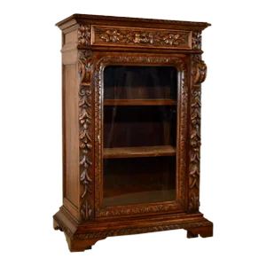 19th Century French Carved Bookcase