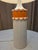 Mid-Century Modern Vintage Mid-Century Modern Ceramic Table Lamp With Original Orange Drum Shade For Sale - Image 3 of 6