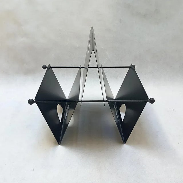 Magazine Rack, Italy, 1980s For Sale - Image 6 of 9