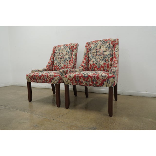2020s Ballard Designs Gramercy Upholstered Chairs (Set of 2) For Sale - Image 5 of 17