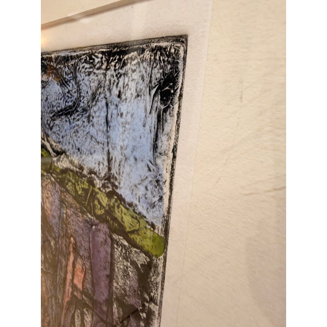 Rita Miller "Colorado Black Canyon" Framed Monoprint, Signed & Dated 1995 For Sale - Image 11 of 12