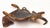 1980s Michael Storey Metal Sculpture Lizard Shelf or Wall Hanging For Sale - Image 9 of 11