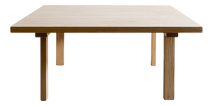 Squared Danish Wooden Coffee Table in Oregon Pine, 1970s