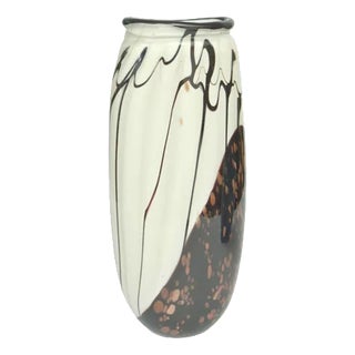 Vintage Murano Glass Vase For Sale