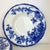- Antique set of 4 Wedgwood Flow Blue soup plates - Pattern "Vine' - Estimated 19th century - Semi-porcelain - Very good...