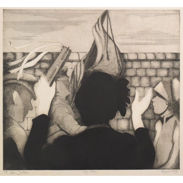 Margaret Sheaff, Sally Army, Etching on Paper, Framed For Sale - Image 11 of 11