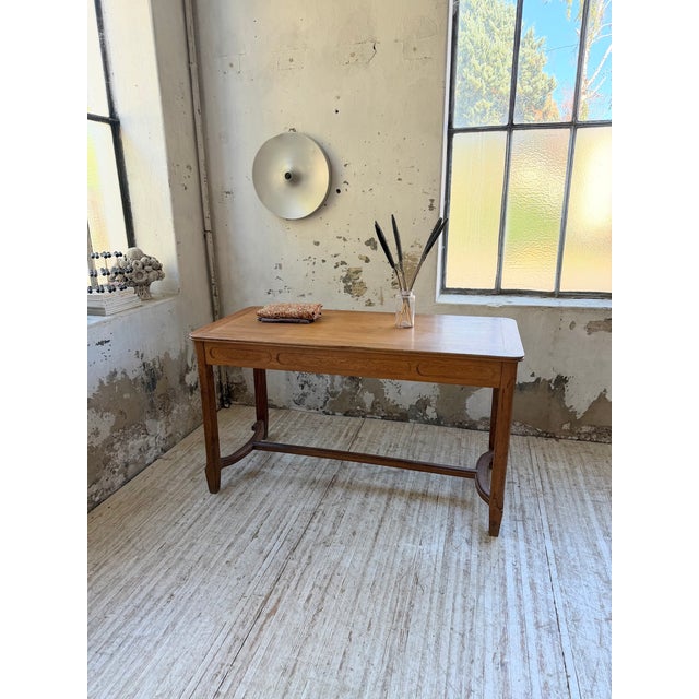 Antique Drapers Worktable in Oak, 1900 For Sale - Image 6 of 18