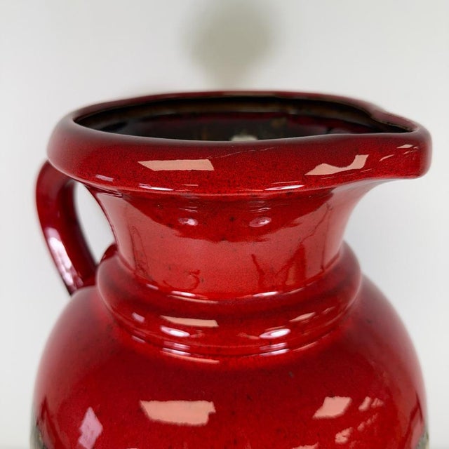 Beige Fat Lava Floor Vase from Scheurich Keramik, 1960s For Sale - Image 8 of 15