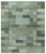 "Forest" Modern Scandinavian Sage Flatweave Oversized Rug by Doris Leslie Blau For Sale