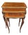 Antique French Louis XV Style Parquetry Top Nest of Tables dating to circa 1900. These beautiful tables have striking...