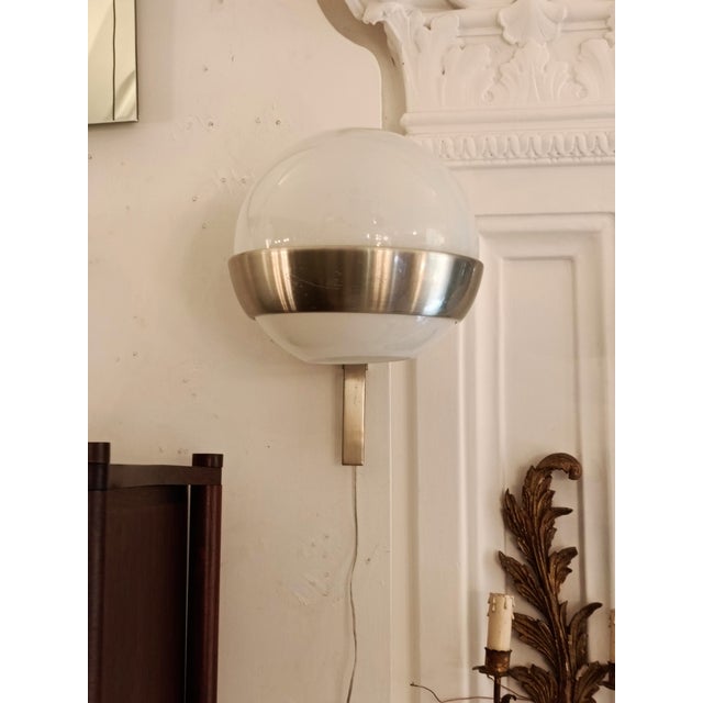 Metal Wall Lamp from Pia Guidetti Crippa, Italy, 1970s For Sale - Image 7 of 12