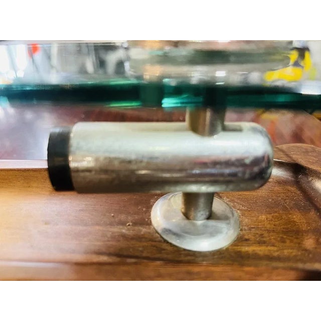 Wood Danish Wall Light in Rosewood and Crystal, Set of 2 For Sale - Image 7 of 10