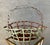 Rustic Chic Late 20th-Century Whimsical Crimped Steel Planter Basket For Sale - Image 18 of 18