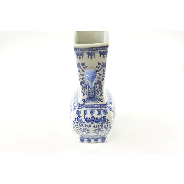 Blue and White Chinese Vase. Made in the 19th Century