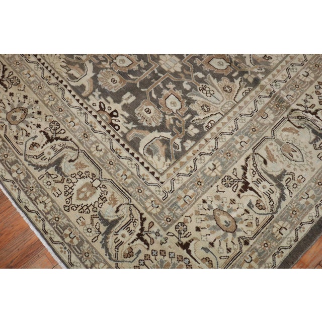1920s Persian Malayer Rug in predominantly gray