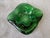Green Chunky 60's Blenko Style Green Glass Catchall Ashtray For Sale - Image 8 of 15