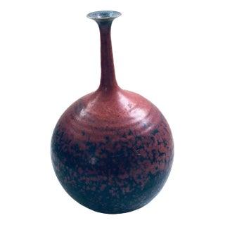 Art Pottery Studio Spout Vase by Gubbels Helden, the Netherlands, 1970s For Sale