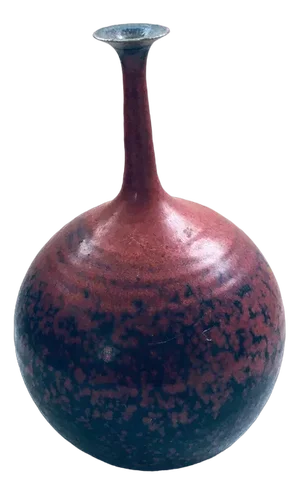 Art Pottery Studio Spout Vase by Gubbels Helden, the Netherlands, 1970s