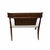 Mid Century Style Klismos Walnut Bench For Sale - Image 4 of 4