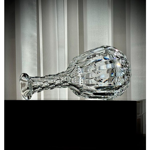 Edwardian Petal-Cut Crystal Sherry Decanter, England, 1905 For Sale - Image 11 of 18