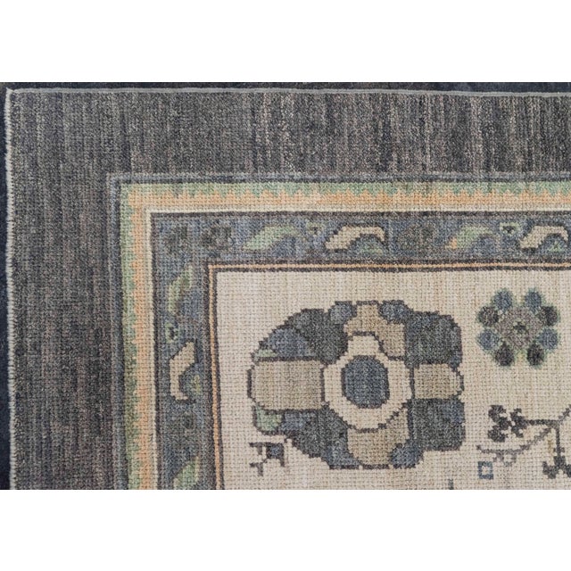 Early 21st Century Turkish Oushak Rug 10'3" x 14'4" #20292 For Sale - Image 5 of 8