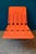 Folding Deck Chair in Aluminum and Orange PVC by Kurz, 1960s For Sale - Image 6 of 18