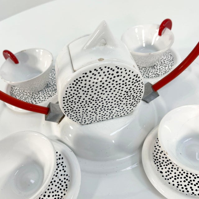 Tea Service by Luigi Saccardo & Materassi Massimo for Mas Italy, 1980s For Sale - Image 4 of 9