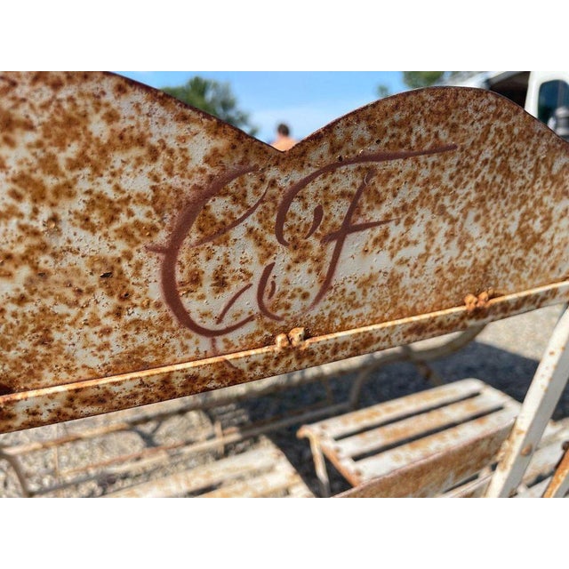 Wrought Iron Garden Furniture, 1900 For Sale - Image 4 of 10