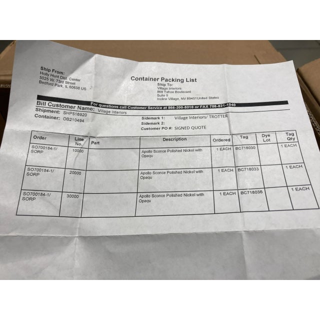 Polished Nickel “Apollo” Wall Sconce With Opaque Shade From Holly Hunt Chicago For Sale - Image 13 of 13