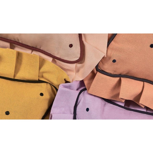 Contemporary Roulade Dolce Dots Cushion by Ceraudo For Sale - Image 3 of 6