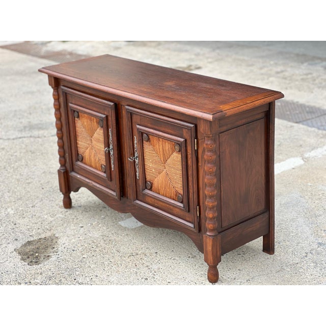Wood Vintage French Sideboard by Charles Dudouyt, 1940 For Sale - Image 7 of 9