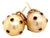 South Sea Pearl Ruby Earrings 14k Gold 0.27ctw Certified For Sale