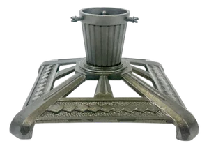 Art Nouveau Cast Iron Christmas Tree Stand, 1890s