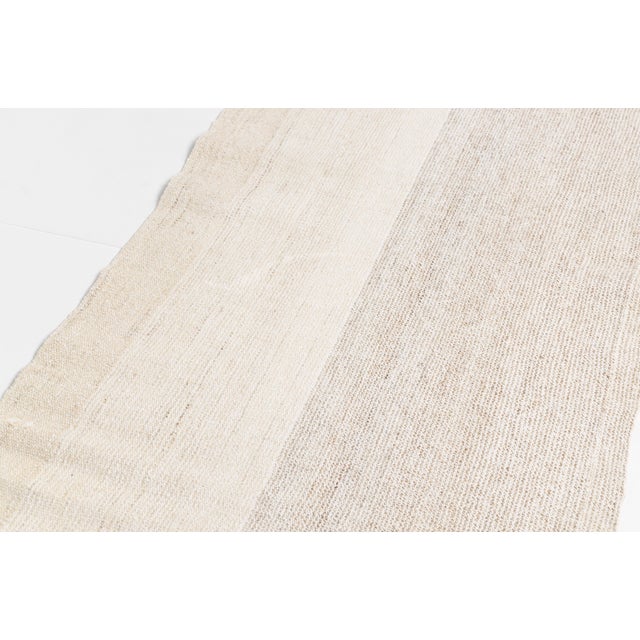 1960s Neutral Home Decor Kilim For Sale - Image 10 of 10