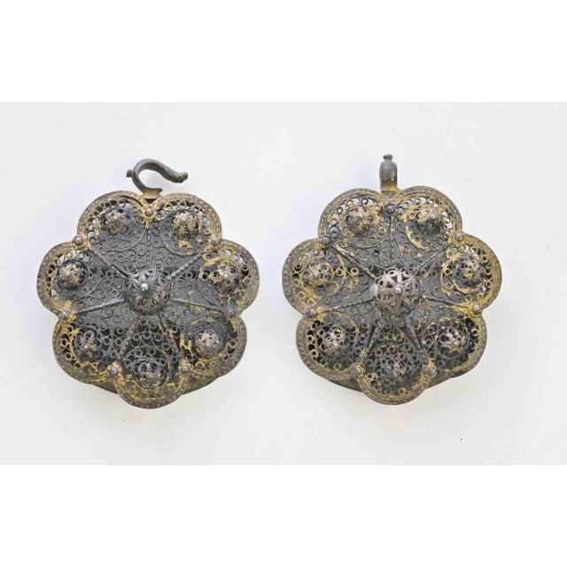 19th Century Hand-Carved Gilded Ottoman Belt Buckle from Turkey For Sale - Image 4 of 5